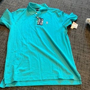 NEW PYSCHO BUNNY ATHLETIC POLO